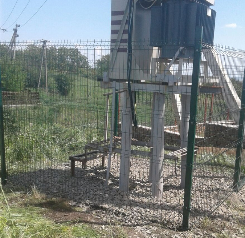 Ограждение коммунального объекта ООО «Росэнергостроймонтаж»